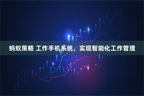 蚂蚁策略 工作手机系统，实现智能化工作管理